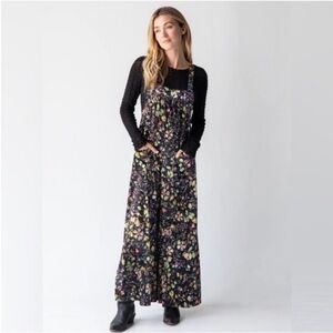 NWT Natural Life Dakota Tie Overalls